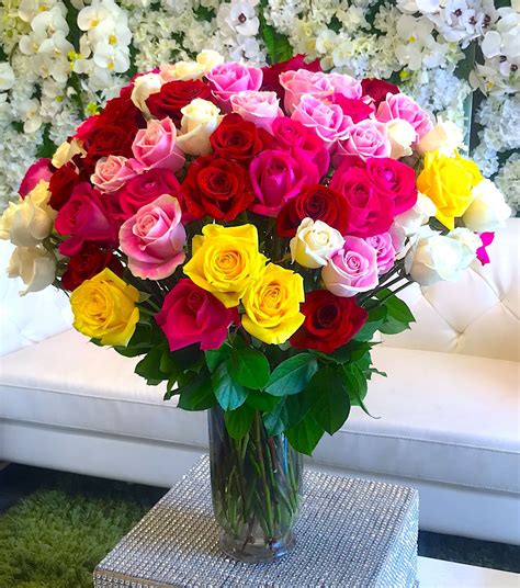 Magical mixed roses bouquet
